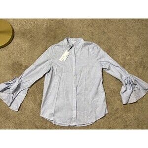 Calvin Klein Womens Blue Shirt Size S NWT